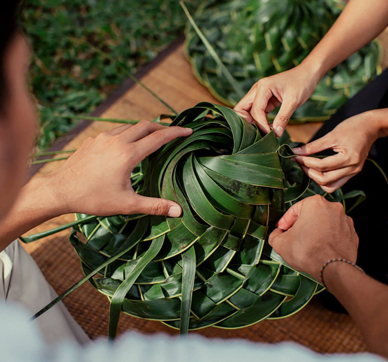 Coconut Leaf Craft